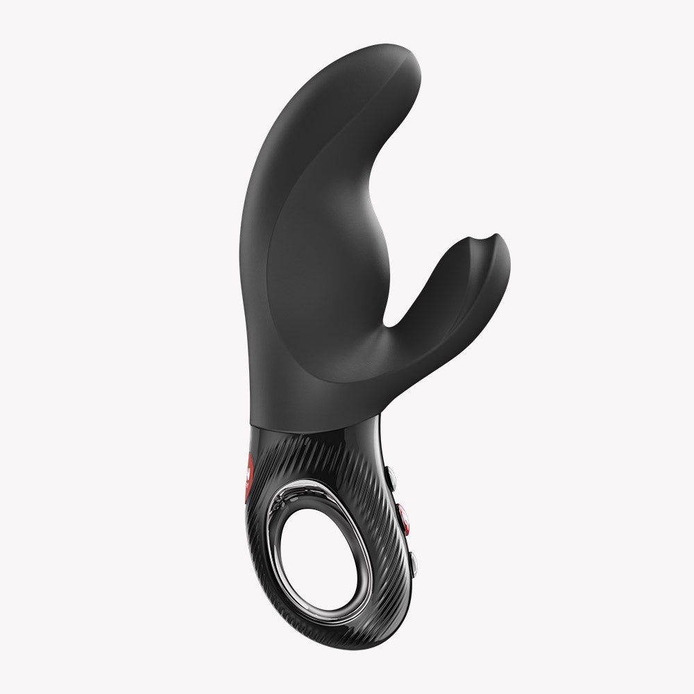 Fun Factory Miss Bi Rabbit Vibrator Black, ergonomic design for dual stimulation and precise pleasure.