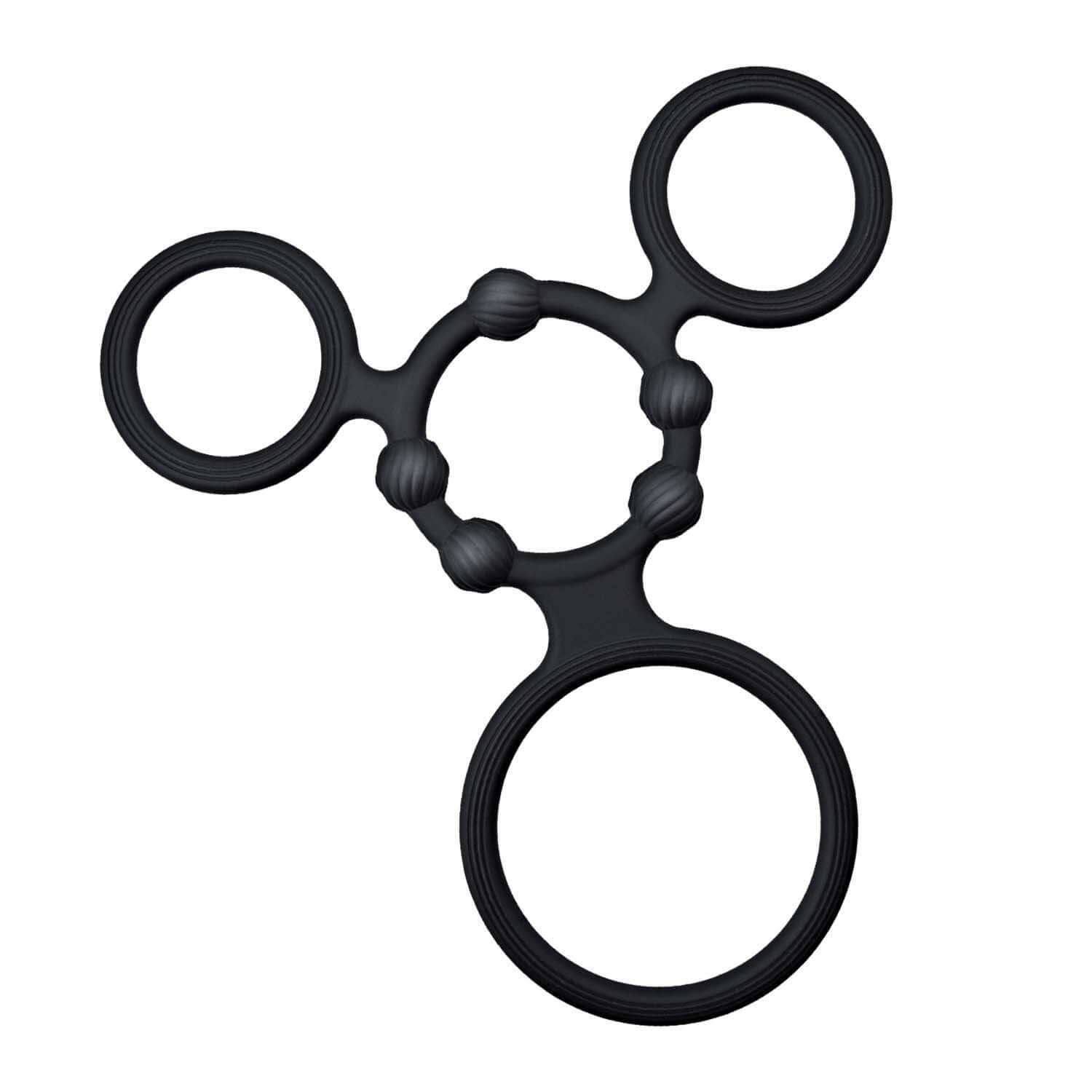 Enhancer Quad Cockring - Black-1
