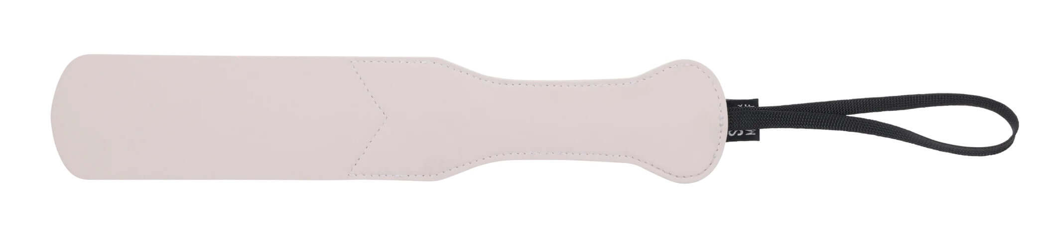 Peaches ‘N Creame Paddle - Pink with faux leather and peach-shaped cutouts for playful and saucy spanks