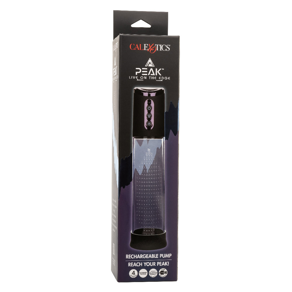 Peak Rechargeable Pump - Black/clear-0