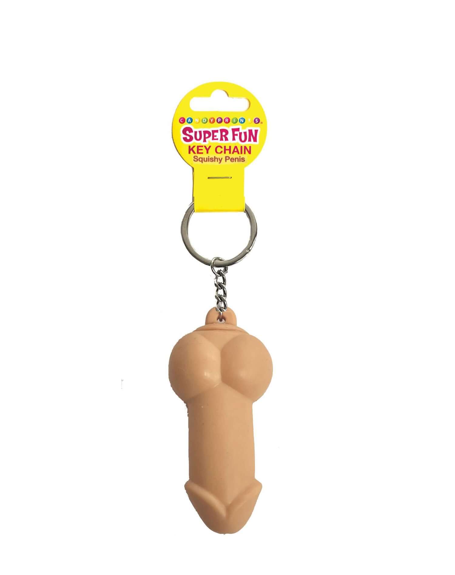 Super Fun Key Chain Squishy Penis 6 Pack novelty accessory keychain