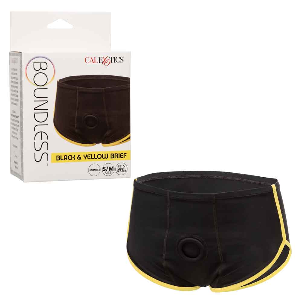 Boundless Black and Yellow Brief - Small/medium - Black/yellow-4