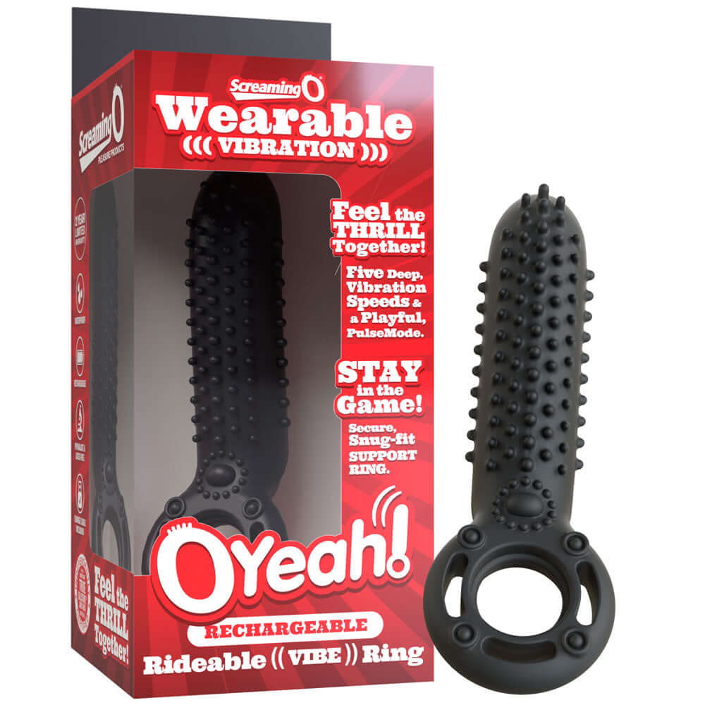 Rechargeable O Yeah Silicone - Black-0