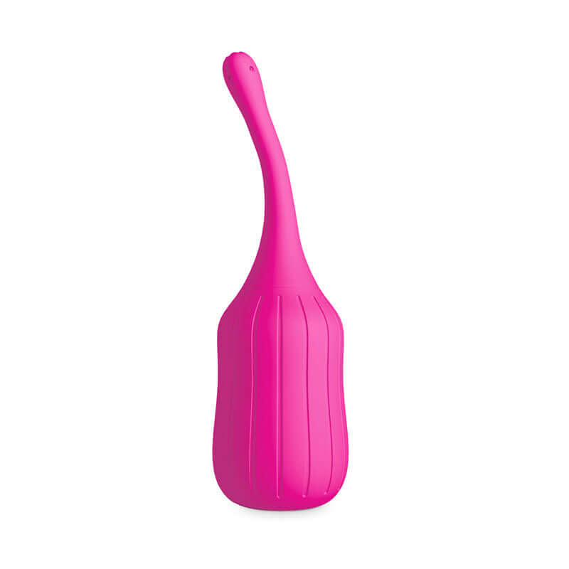INYA Deluxe Cleanser 2.0 Silicone Enema Pink, premium intimate hygiene device in vibrant pink color.
