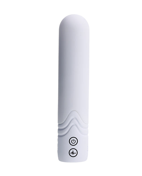 Illumination THE Bullet Vibrator White with customizable LED lighting and sleek design.