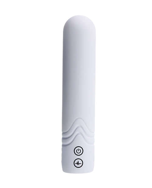 Illumination THE Bullet Vibrator White with customizable LED lighting and sleek design.