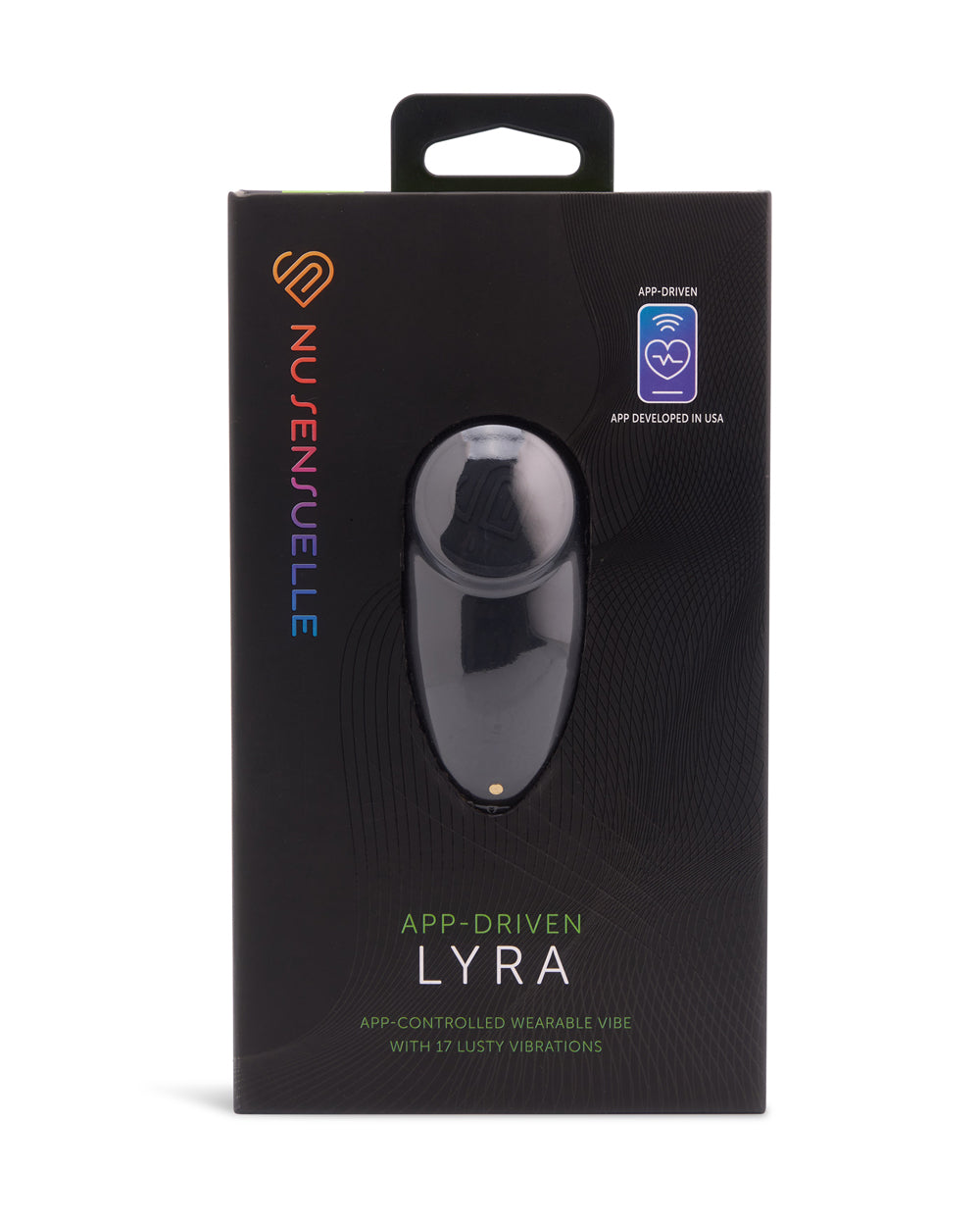 Nu Sensuelle Lyra Panty Vibe App Driven - Black-0