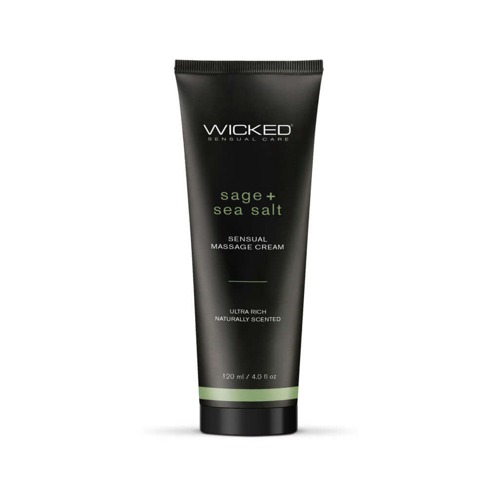 Sage and Sea Salt - Scented Sensual Massage Cream - 4 Oz-0