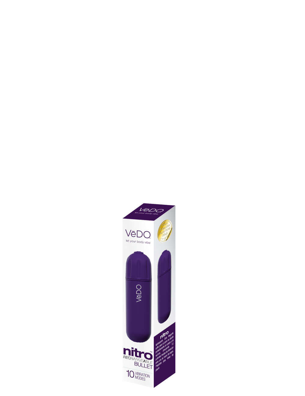 Nitro Rechargeable Bullet - Purple-0