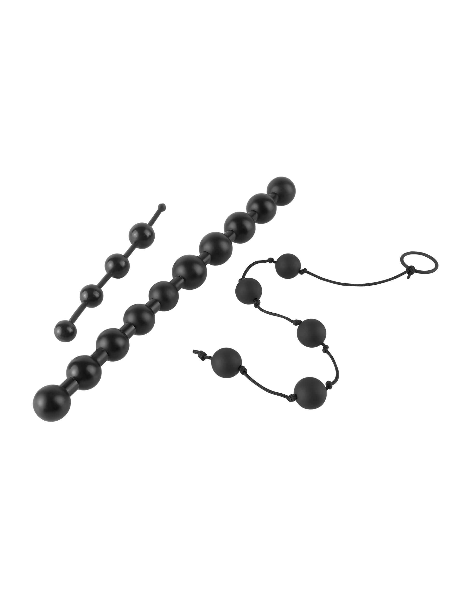 Anal Fantasy Collection Beginners Bead Kit - Black-0