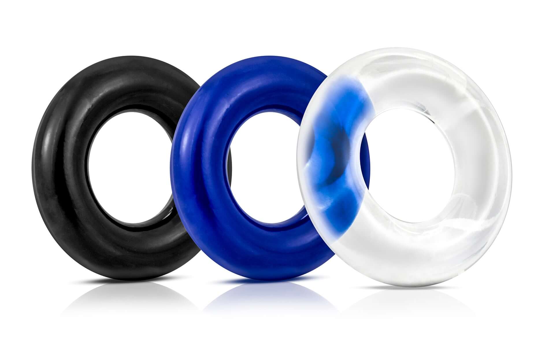 Donut Rings - Assorted Colors - 50 Pieces Display-0