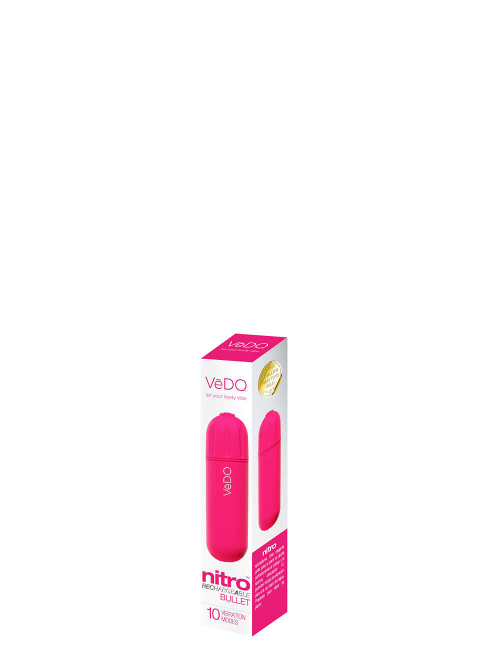 Nitro Rechargeable Bullet - Pink-0