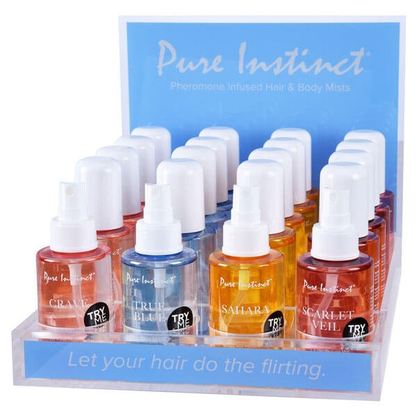 Pure Instinct Pheromone Hair and Body Mist Bundle With Testers 21pcs-0