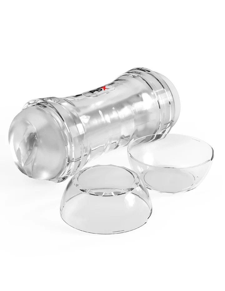 Wet Pussies Super Flip a Pussy Over Self-Lubricating Stroker with removable ends for versatile use.