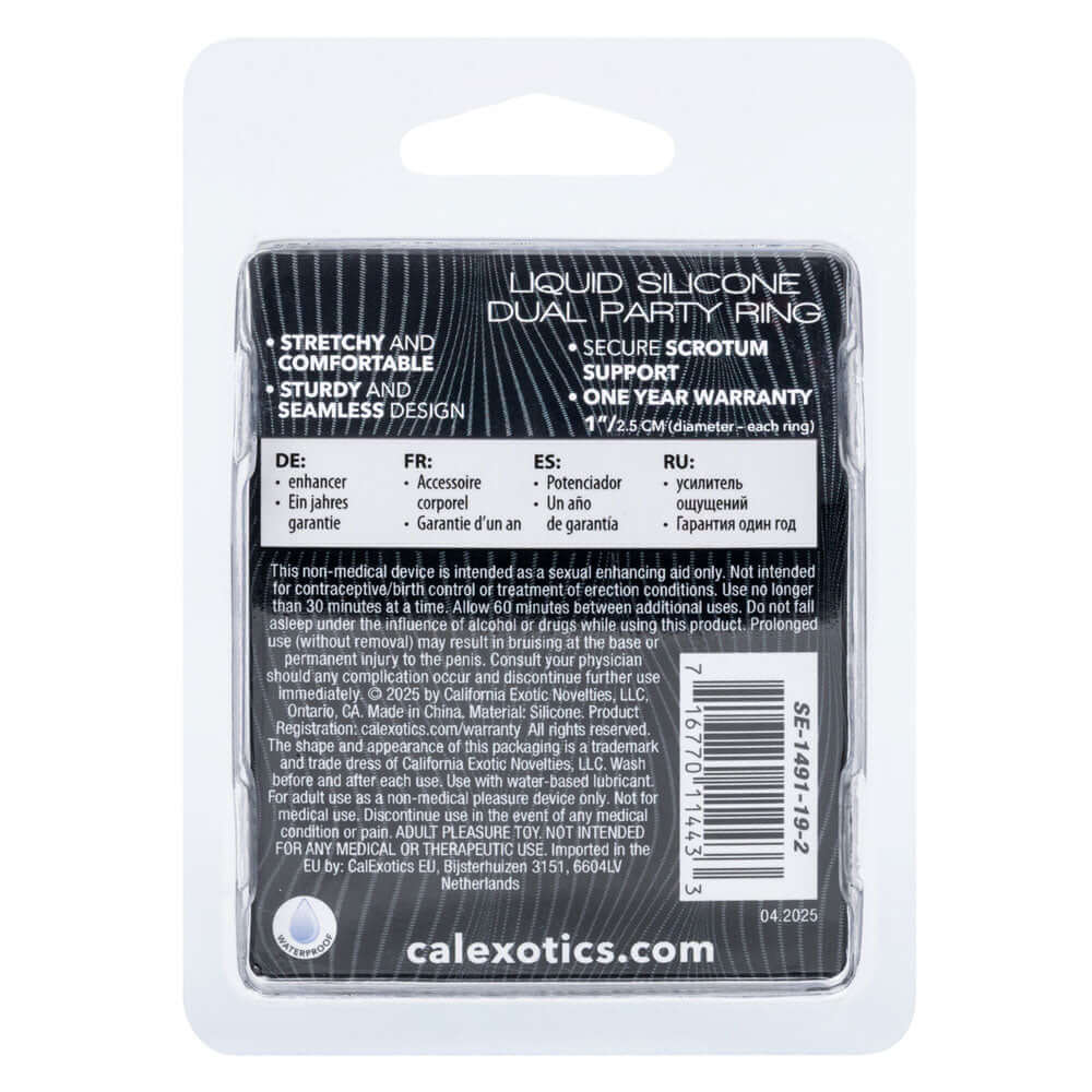 Alpha Liquid Silicone Dual Party Ring-0