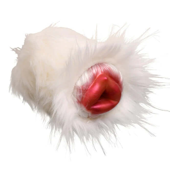 Snow She-Wolf Silicone Stroker - White-0