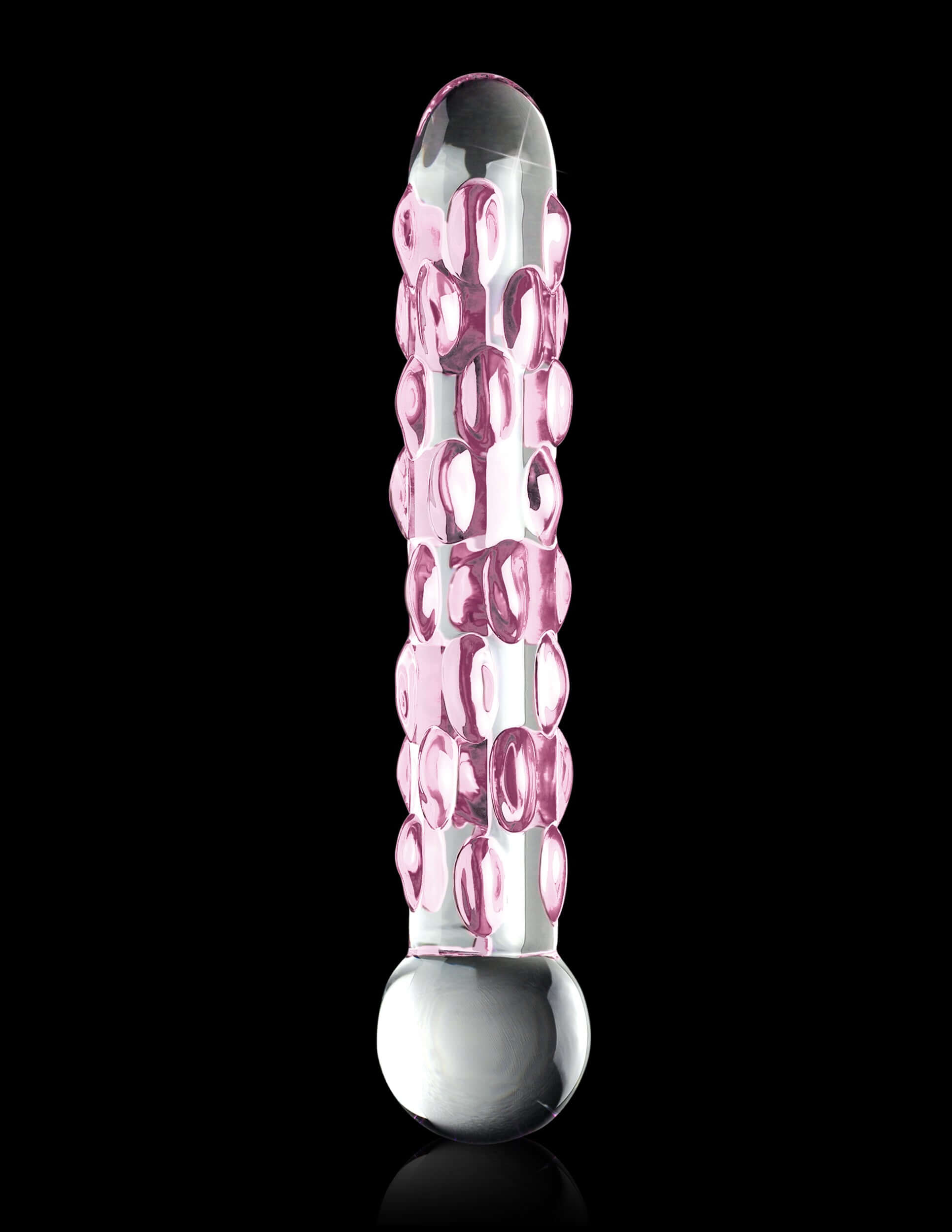 Icicles No. 7 - Clear / Pink-0