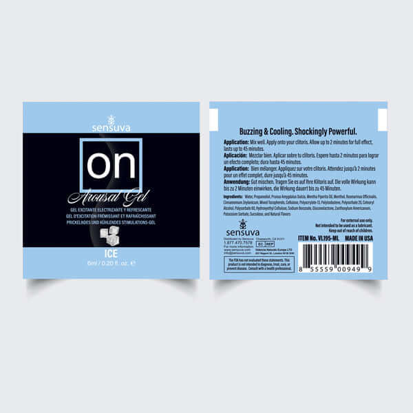 On Ice Arousal Gel 6ml Single-Use Packet-0