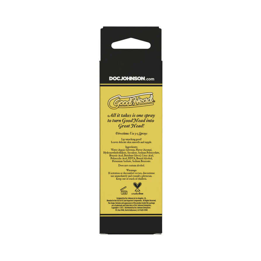 Goodhead - Juicy Head - Cocktails Dry Mouth Spray Lemon Drop - 2oz-1
