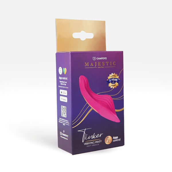Panty Vibrator Tinker Majestic App Based - Pink-1