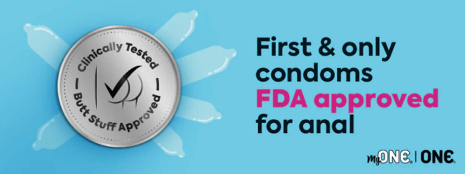 First and only FDA-approved condoms for anal use - myONE ONE with clinically tested approval