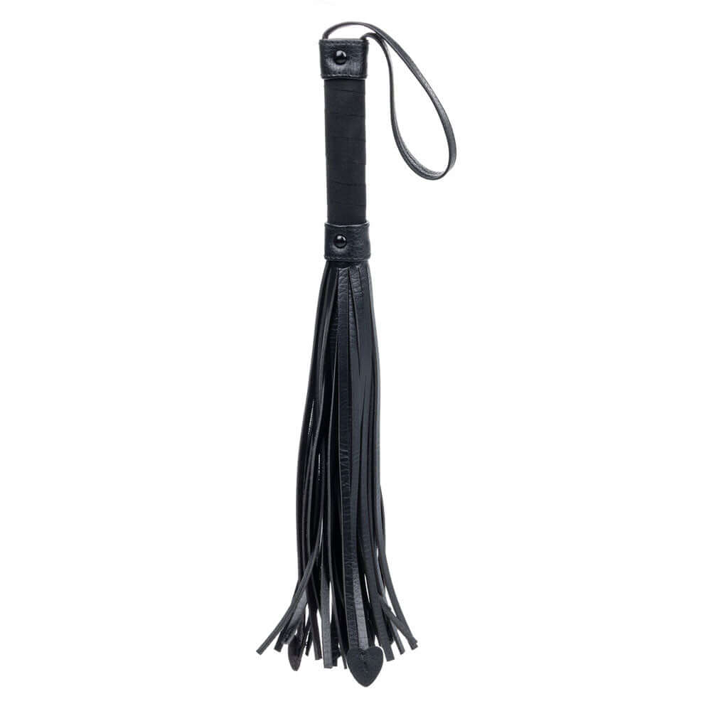Nocturnal Collection Heart Throb Flogger - Black-2