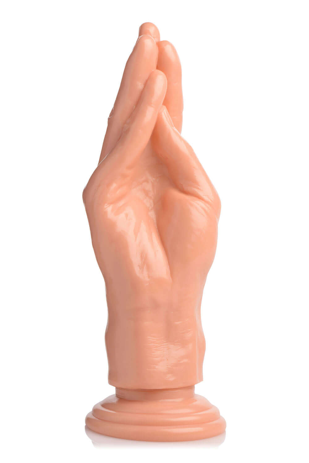 Master Series The Stuffer Fisting Hand Dildo Flesh, a realistic life-sized hand dildo for bold penetration experiences.