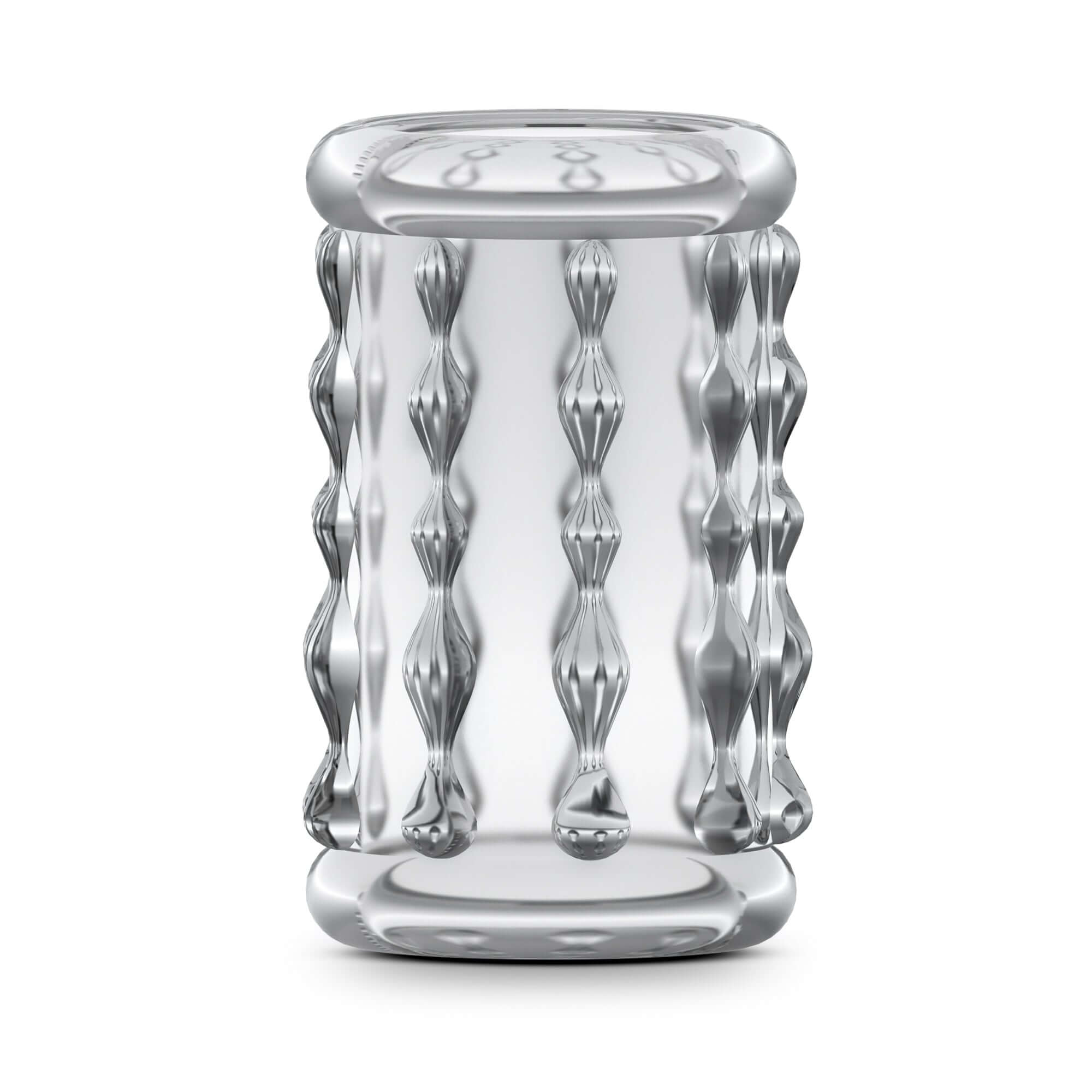 Stay Hard Cock Sleeve 04 Clear, a clear enhancement sleeve designed for added sensation and stimulation.