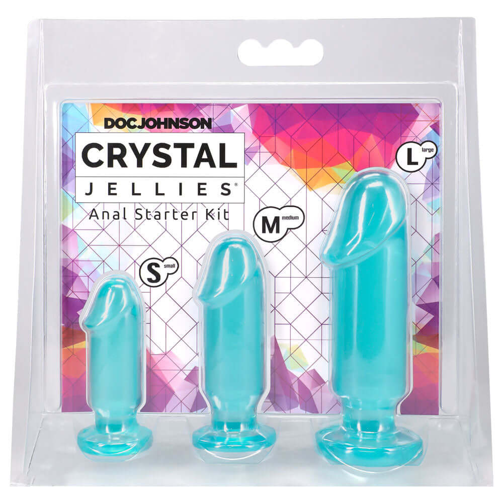 Crystal Jellies - Anal Starter Kit - Teal-1