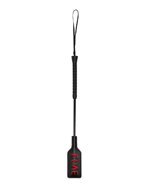 Shots Ouch Love Crop Large Black with a sleek black finish and striking rectangular surface.