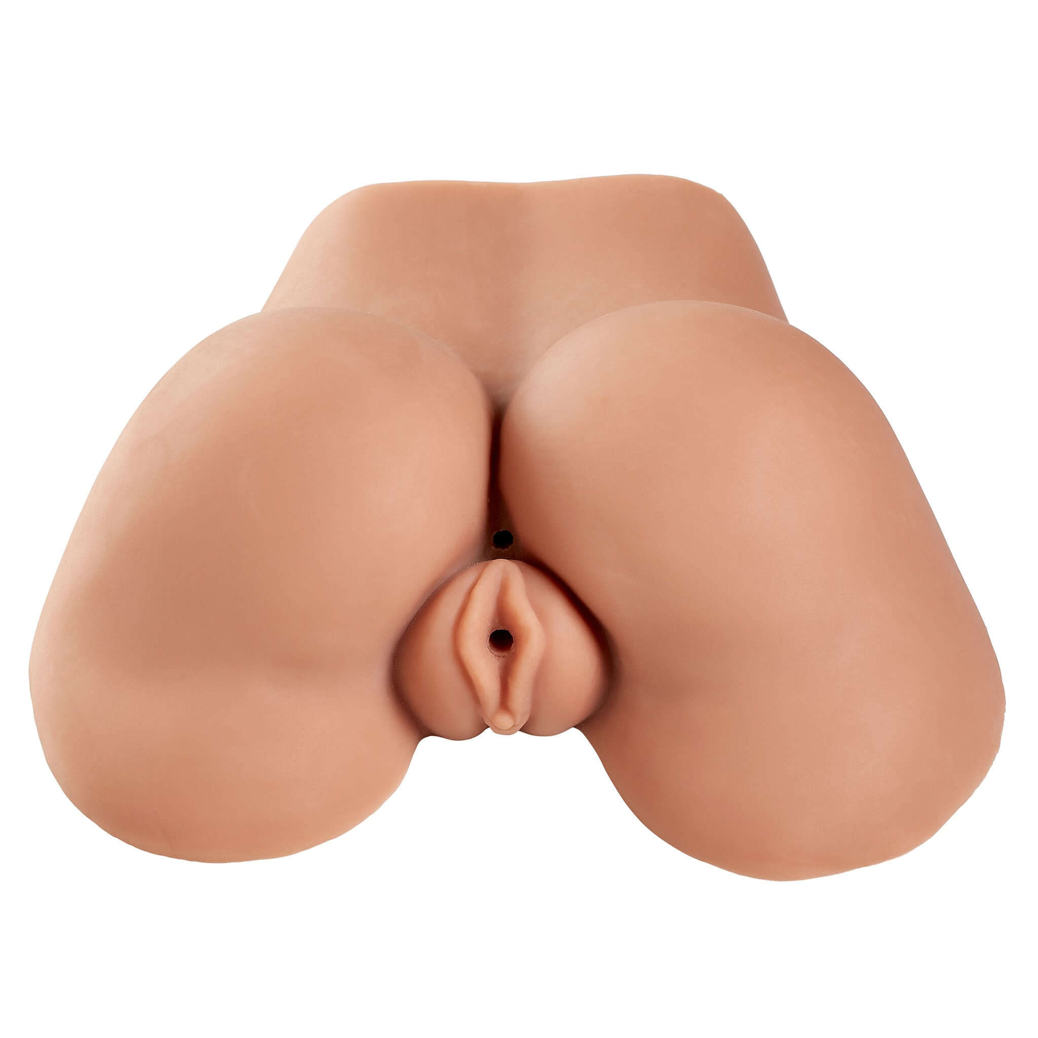 Realistic Body Mold Stroker Pussy & Ass Tan, lifelike design with detailed features for immersive experience.