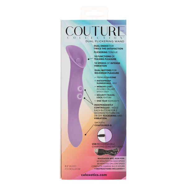 Couture Collection Dual Flickering Wand - Purple-0