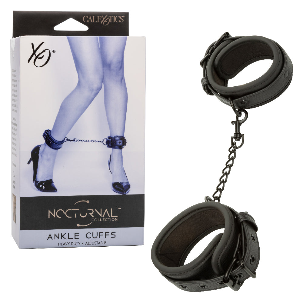 Nocturnal Collection  Ankle Cuffs - Black-0