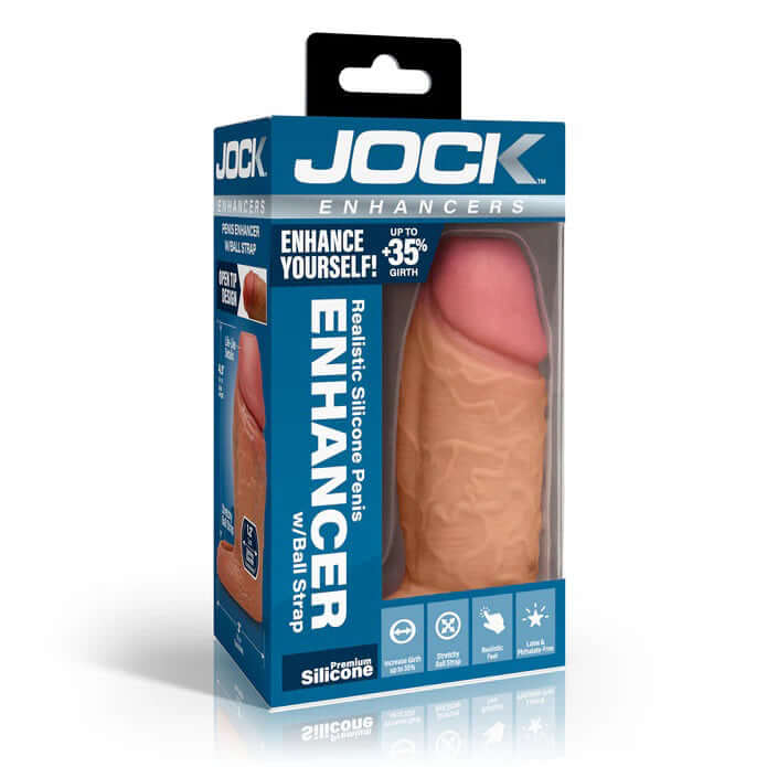 Jock Silicone Penis Extension Sleeve - Medium-0