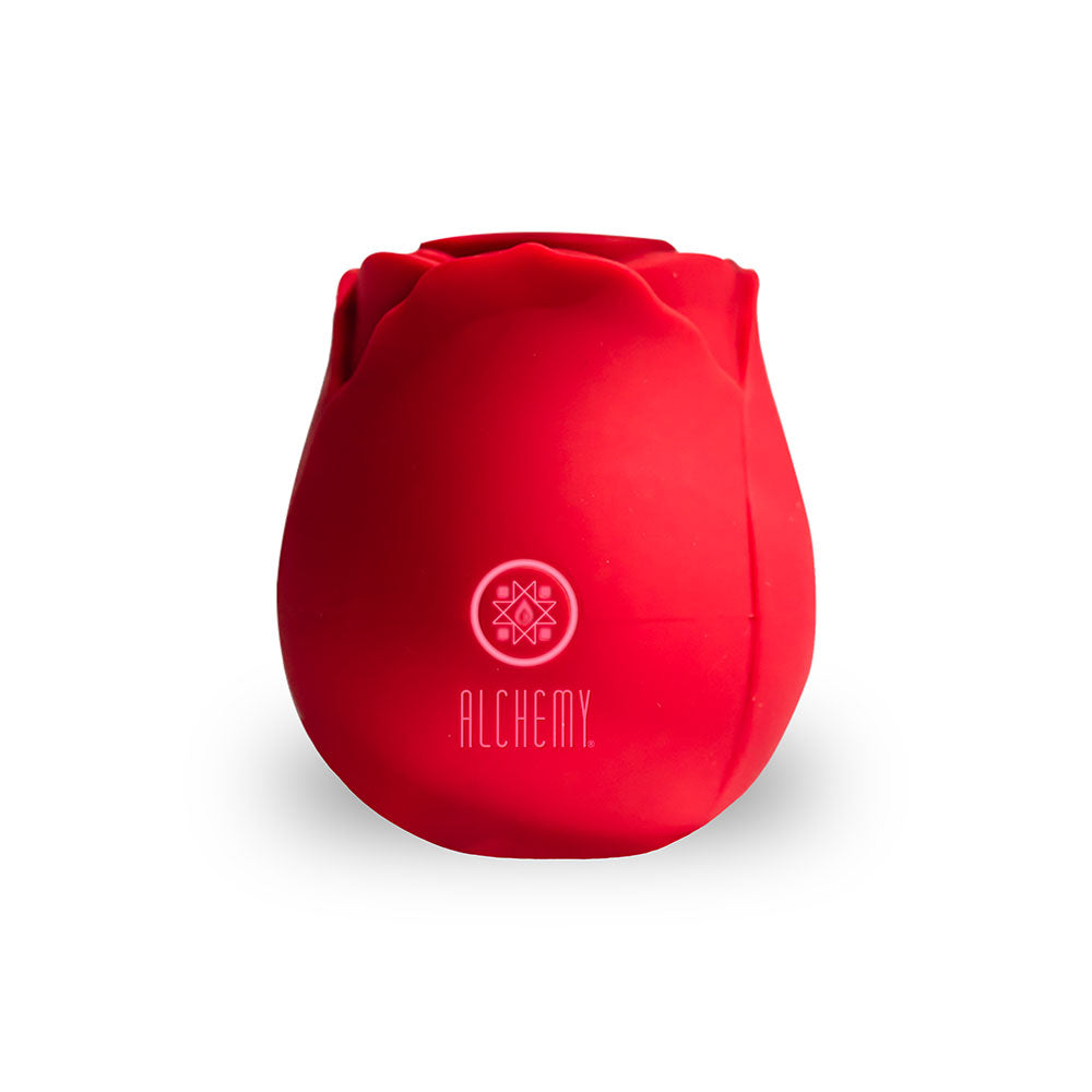 Alchemy Rosebud Luxury Air-Pulse Massager - Red-2
