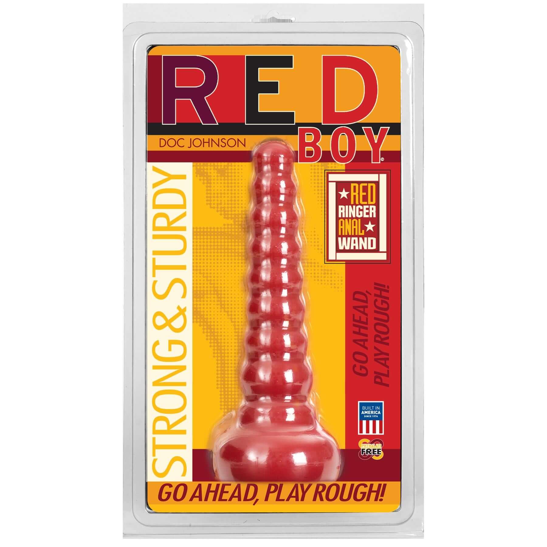 Red Boy - Red Ringer Anal Wand - Red-1