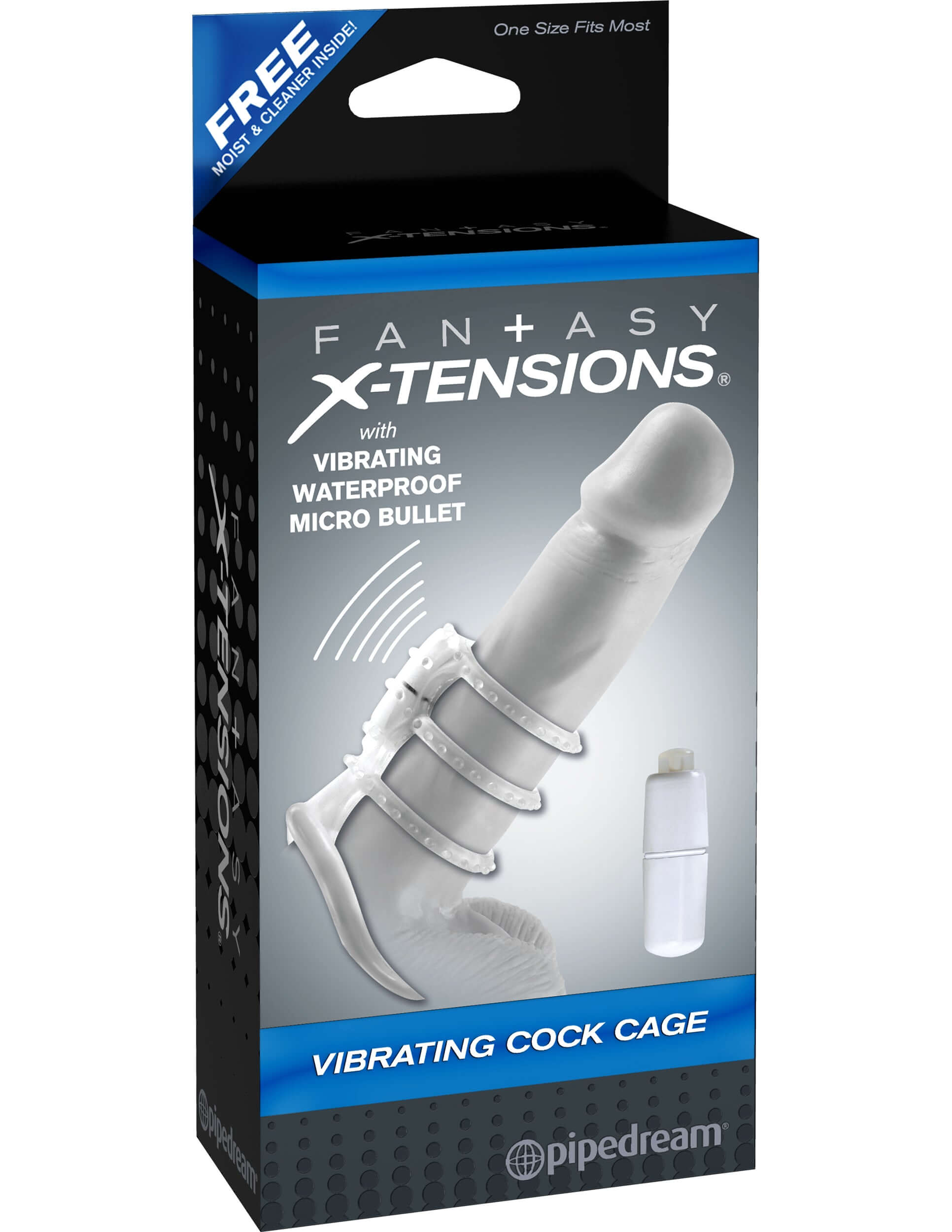 Fantasy X-Tensions Vibrating Cock Cage-0