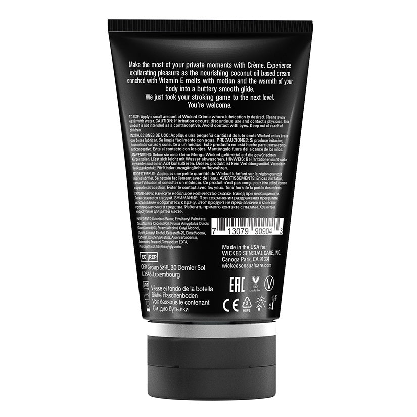 Wicked Creme Masturbation Cream 4 Oz