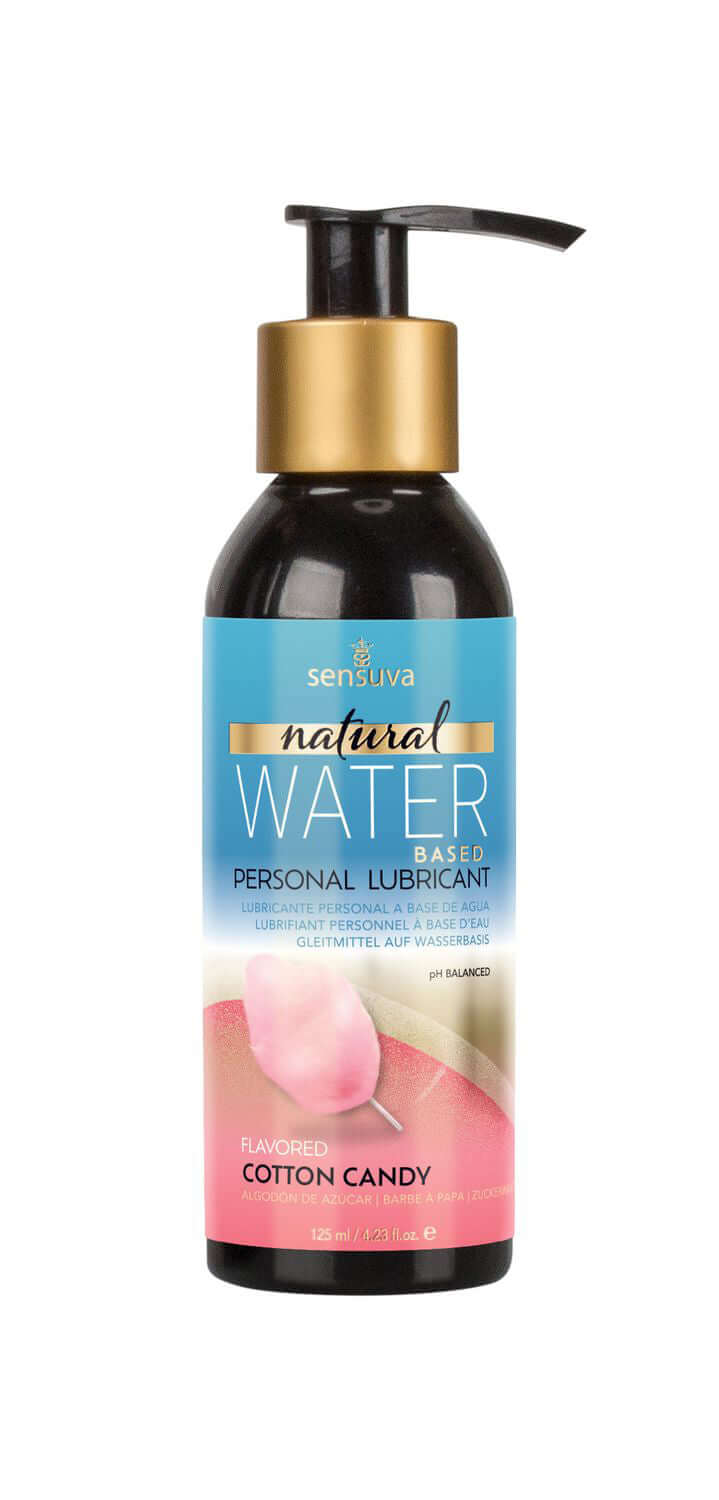 Natural Water-Based Personal Lubricant 4.23 Fl. Oz. - Cotton Candy-0