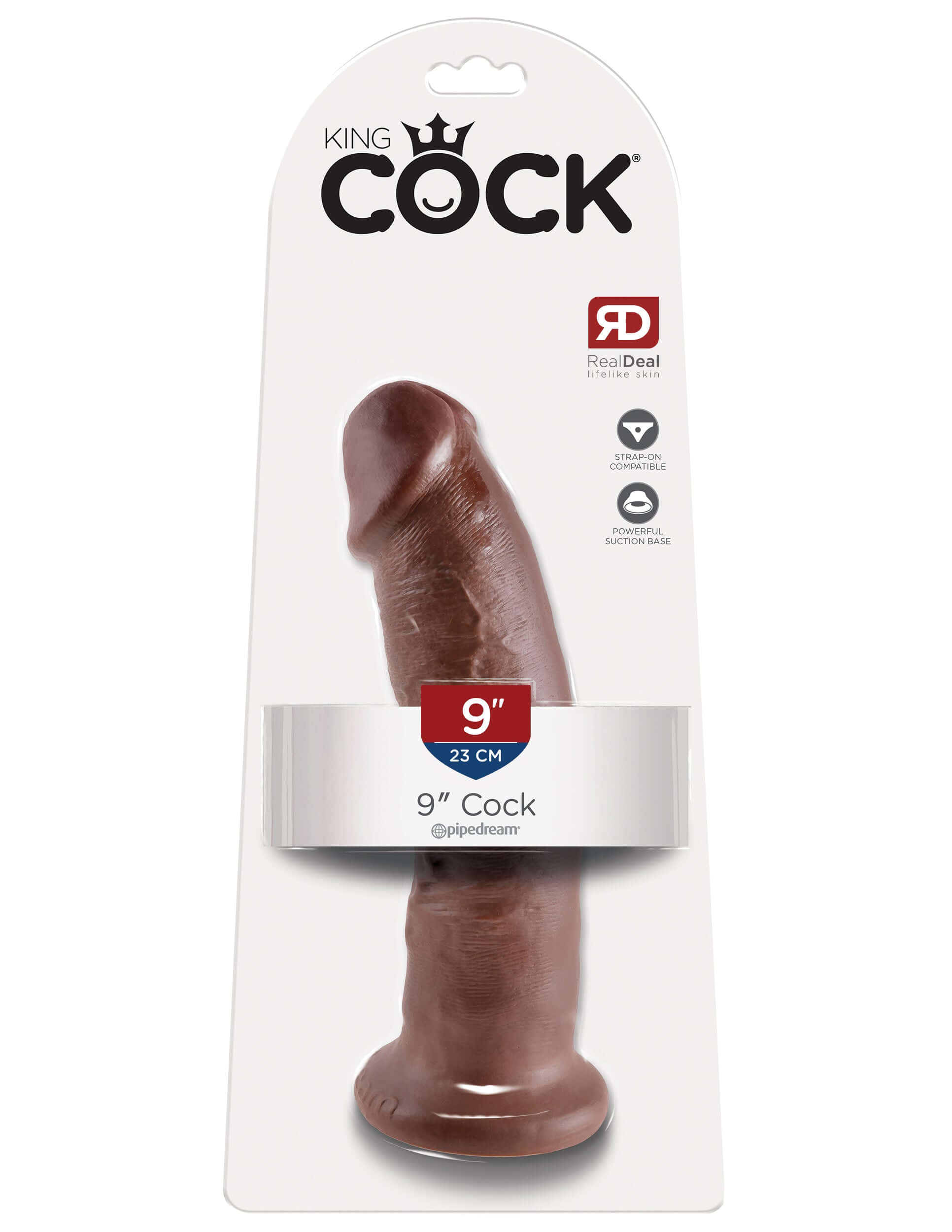 King Cock 9-Inch Cock - Brown-4