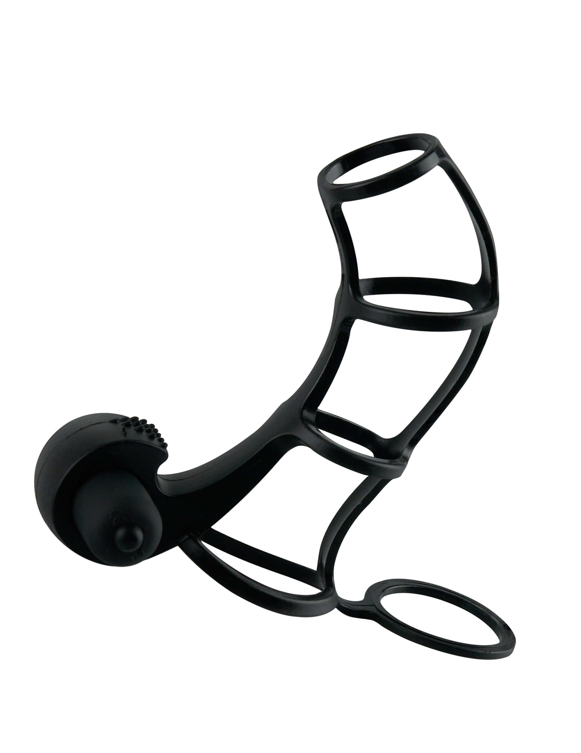 Fantasy X-Tensions Deluxe Silicone Power Cage - Black-1
