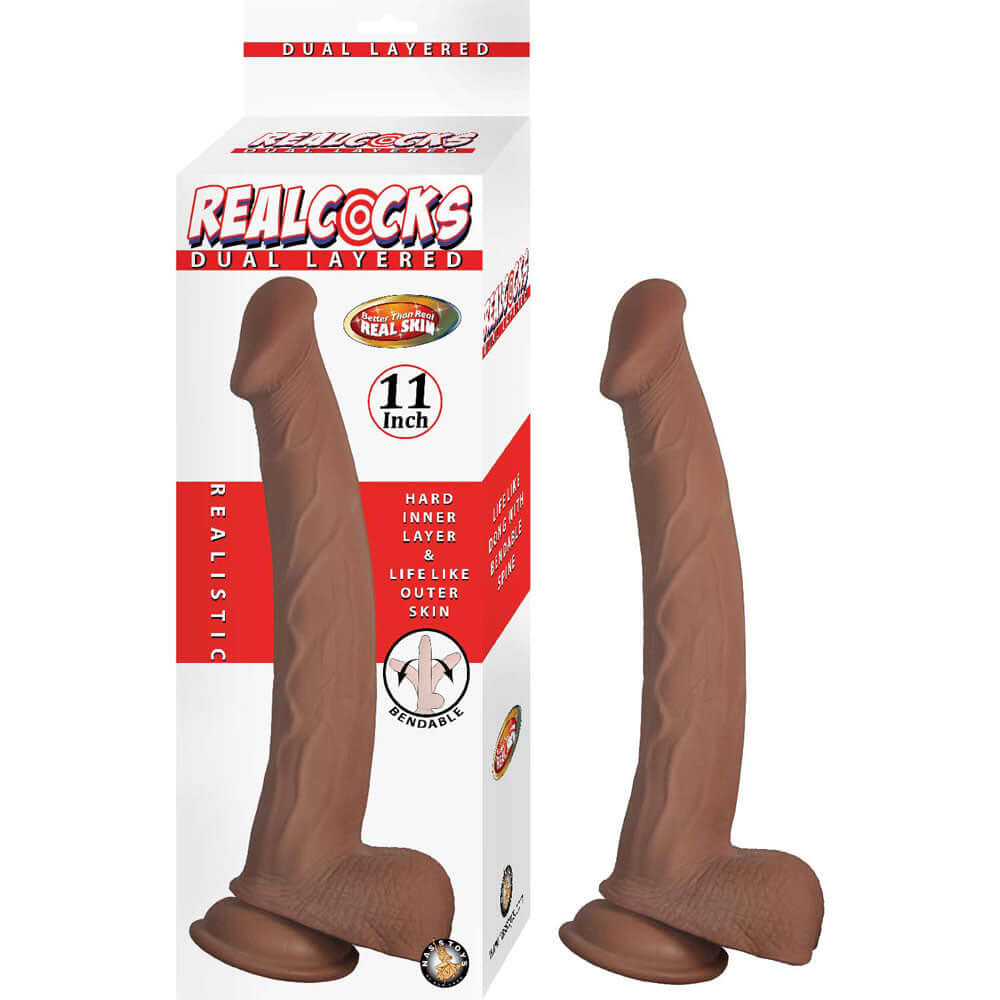 Realcocks Dual Layered 11" - Brown-0