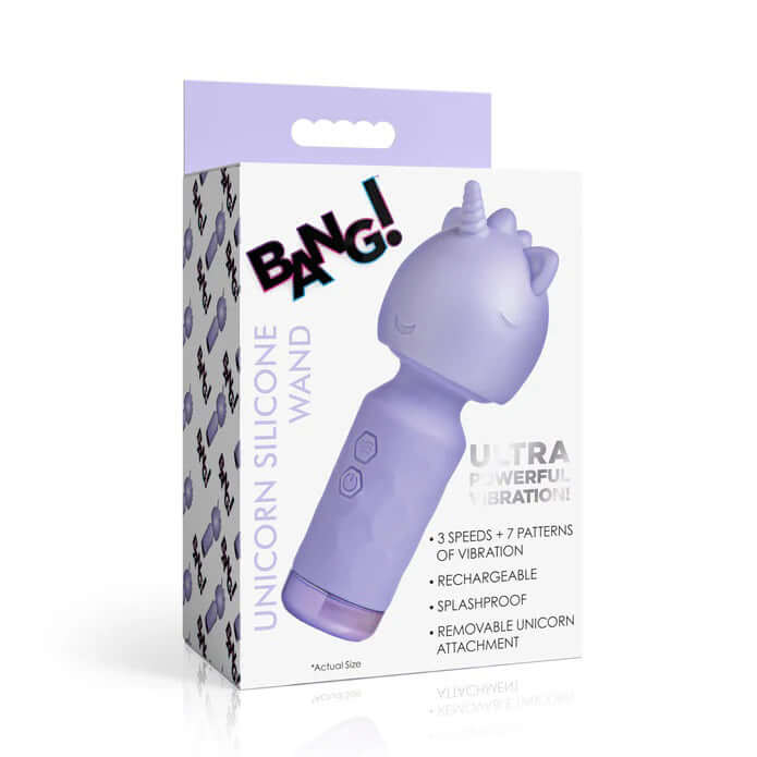 Unicorn Silicone Wand - Lavender-2