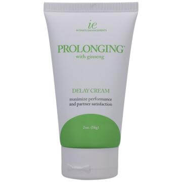 Prolonging Delay Creme for Men 2 Oz tube, designed to enhance stamina and control during intimate moments.