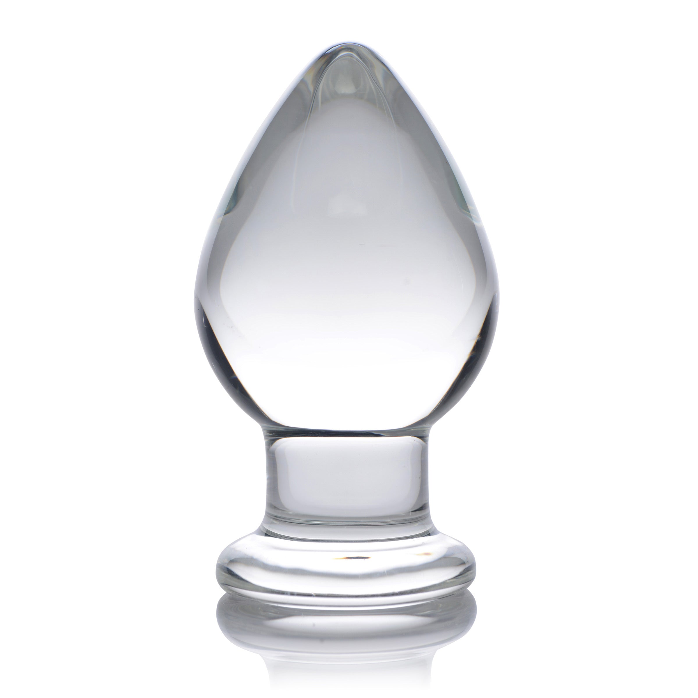 Prisms Molten Wide Glass Butt Plug, premium borosilicate glass plug designed for fullness and elegance.