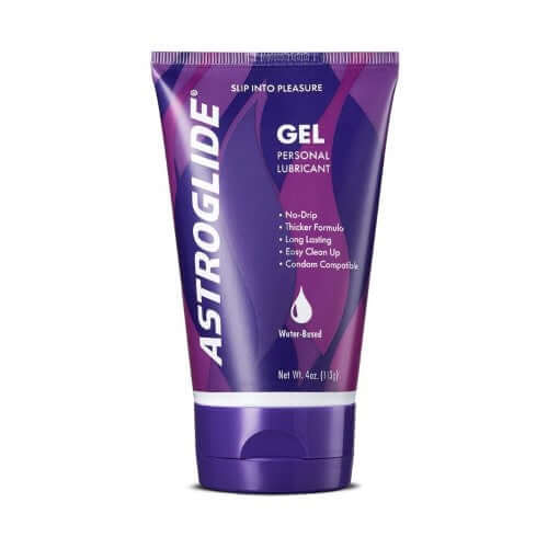 Astroglide Water-based Gel Lubricant Tube 4 Oz - Premium personal gel lubricant for comfort and glide.