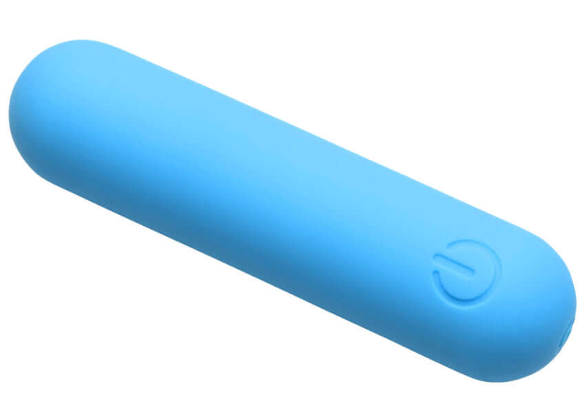 Flexible Silicone Bullet - Blue-0
