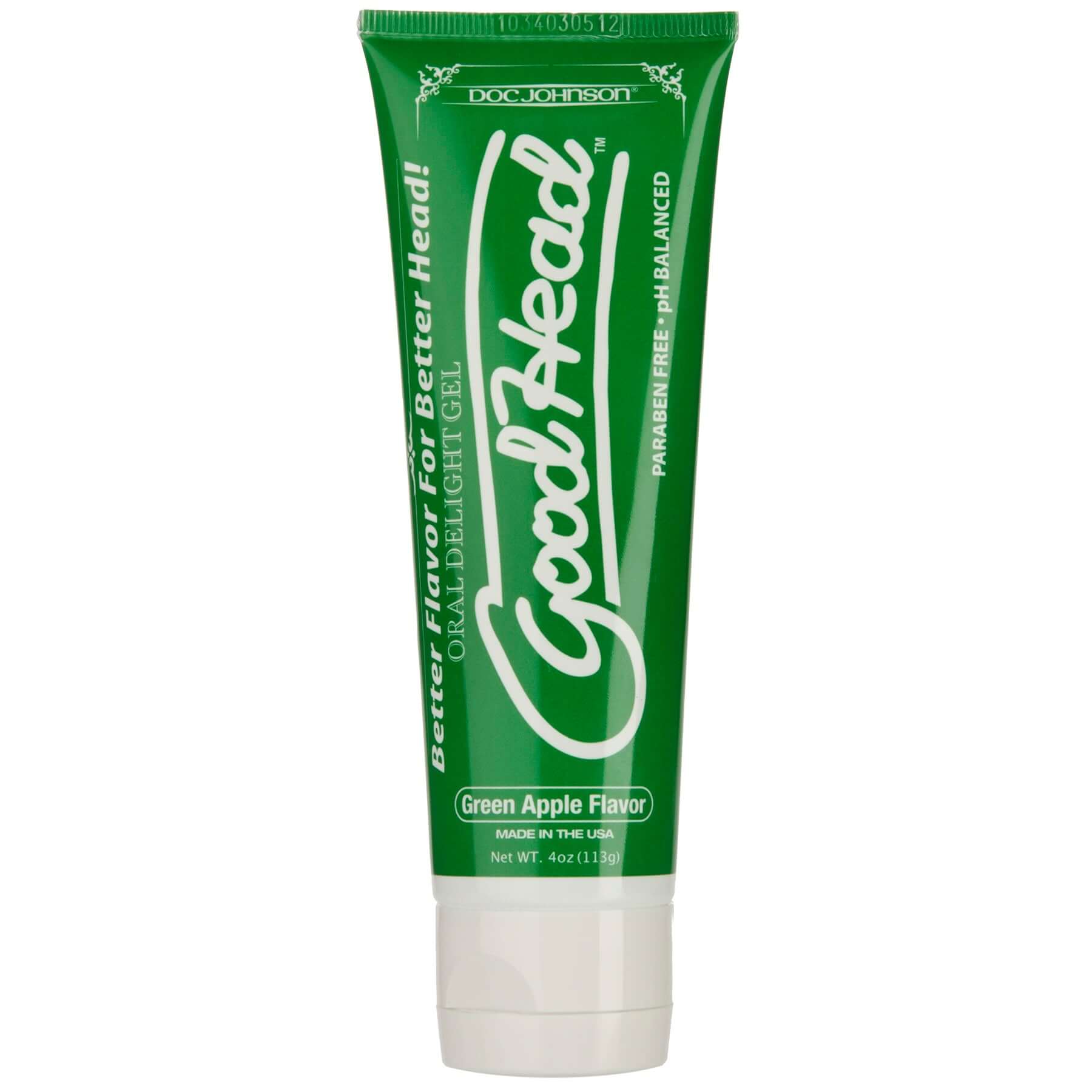 Good Head Oral Delight Gel 4 Oz - Green Apple-1