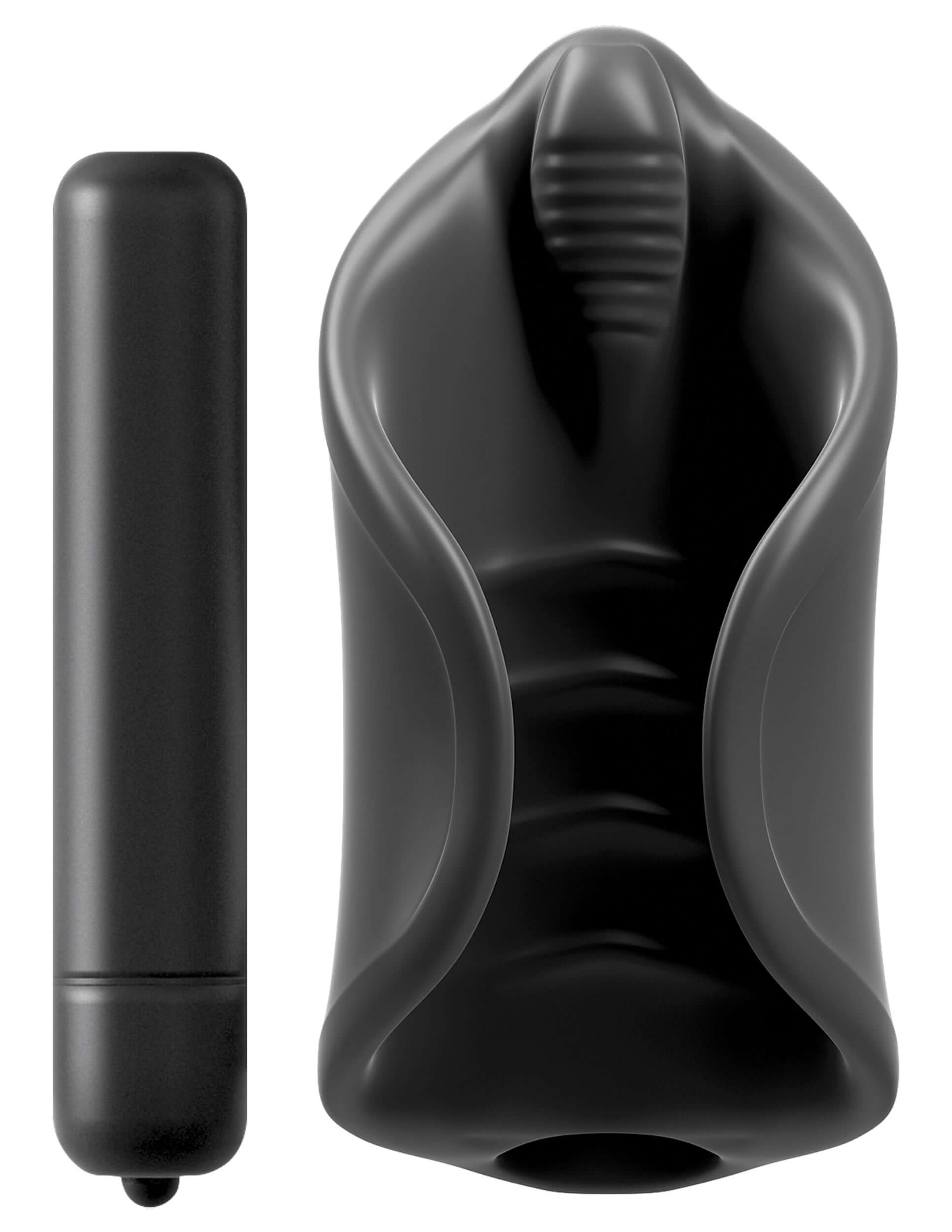 Pdx Elite Vibrating Silicone Stimulator with powerful vibe, ergonomic design for enhanced pleasure.