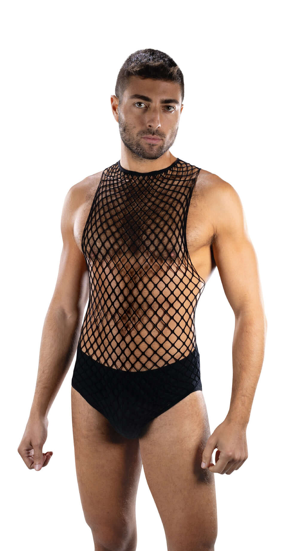 Envy Full Effect Fishnet 2 Piece Set Os - Black-1